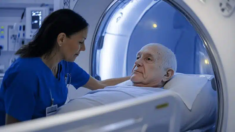 How long should you stay in a hyperbaric chamber for benefits?