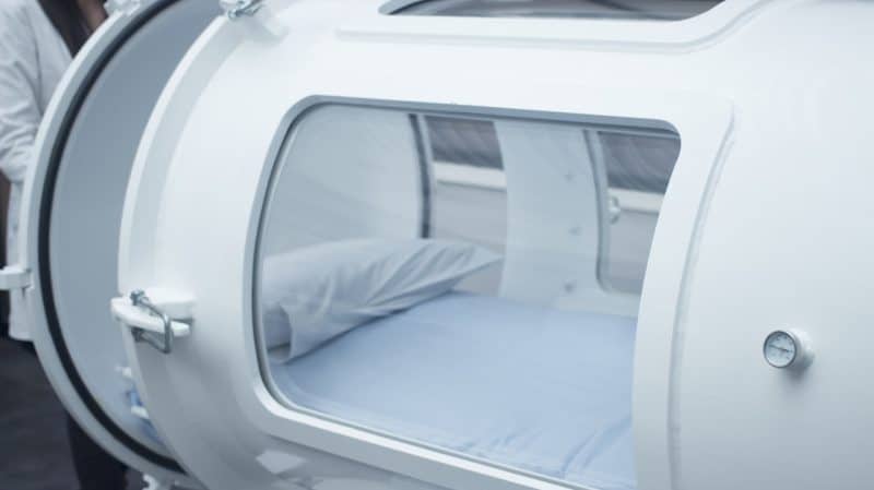 Hyperbaric oxygen therapy post-surgery for faster healing.