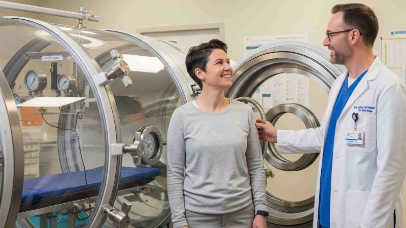 Medical hyperbaric chamber used for chronic illness treatment