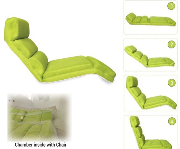 Adjustable Sitting Green Chair for Oxyflow Chamber