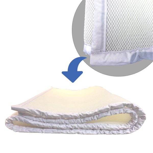 Light Mattress With Cover Over Diamond Textured Mattress Foam.